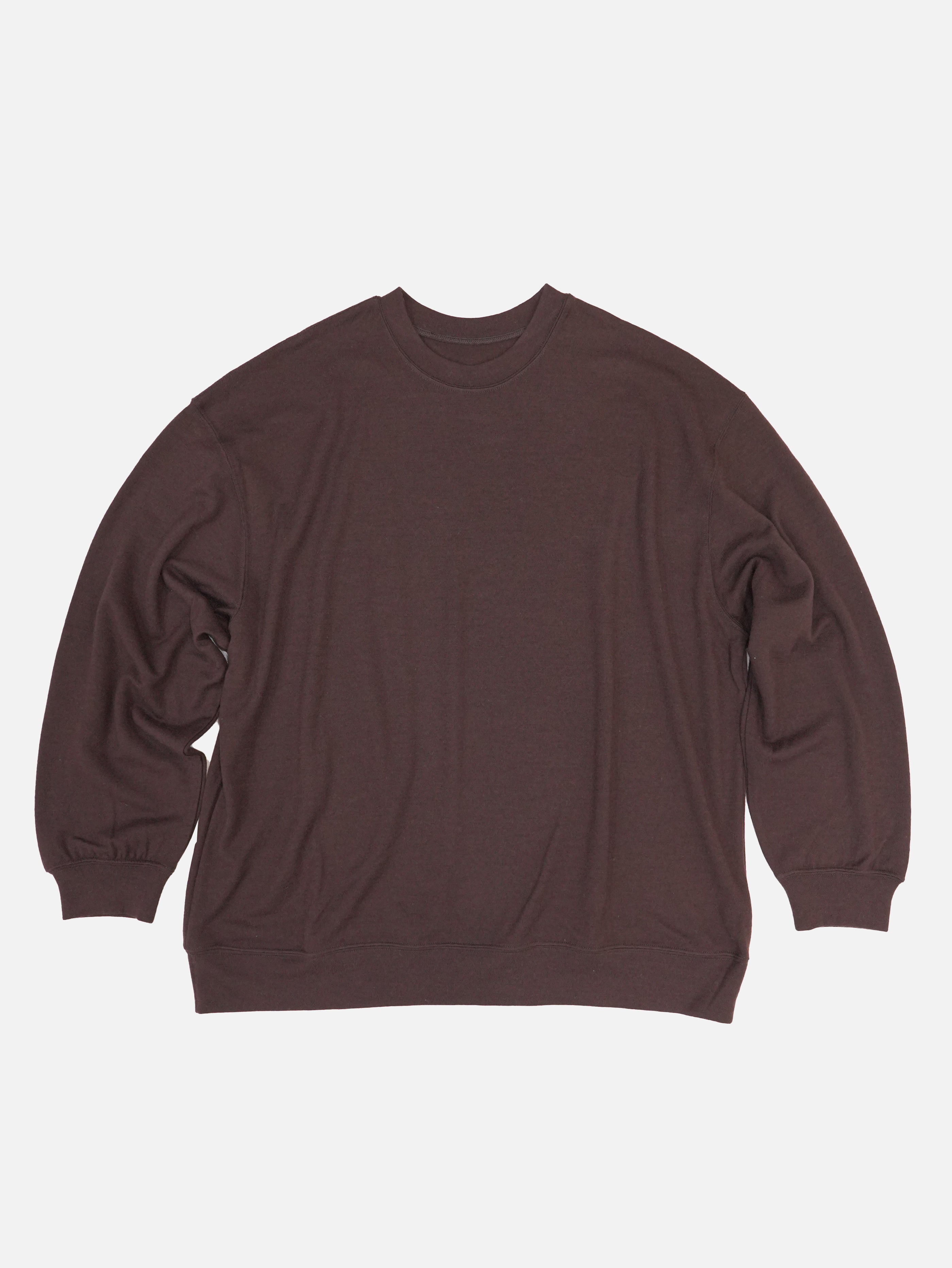 DAN Wool Oversized Sweat M ウール スウェット DAN Wool Oversized Sweat M Taupe