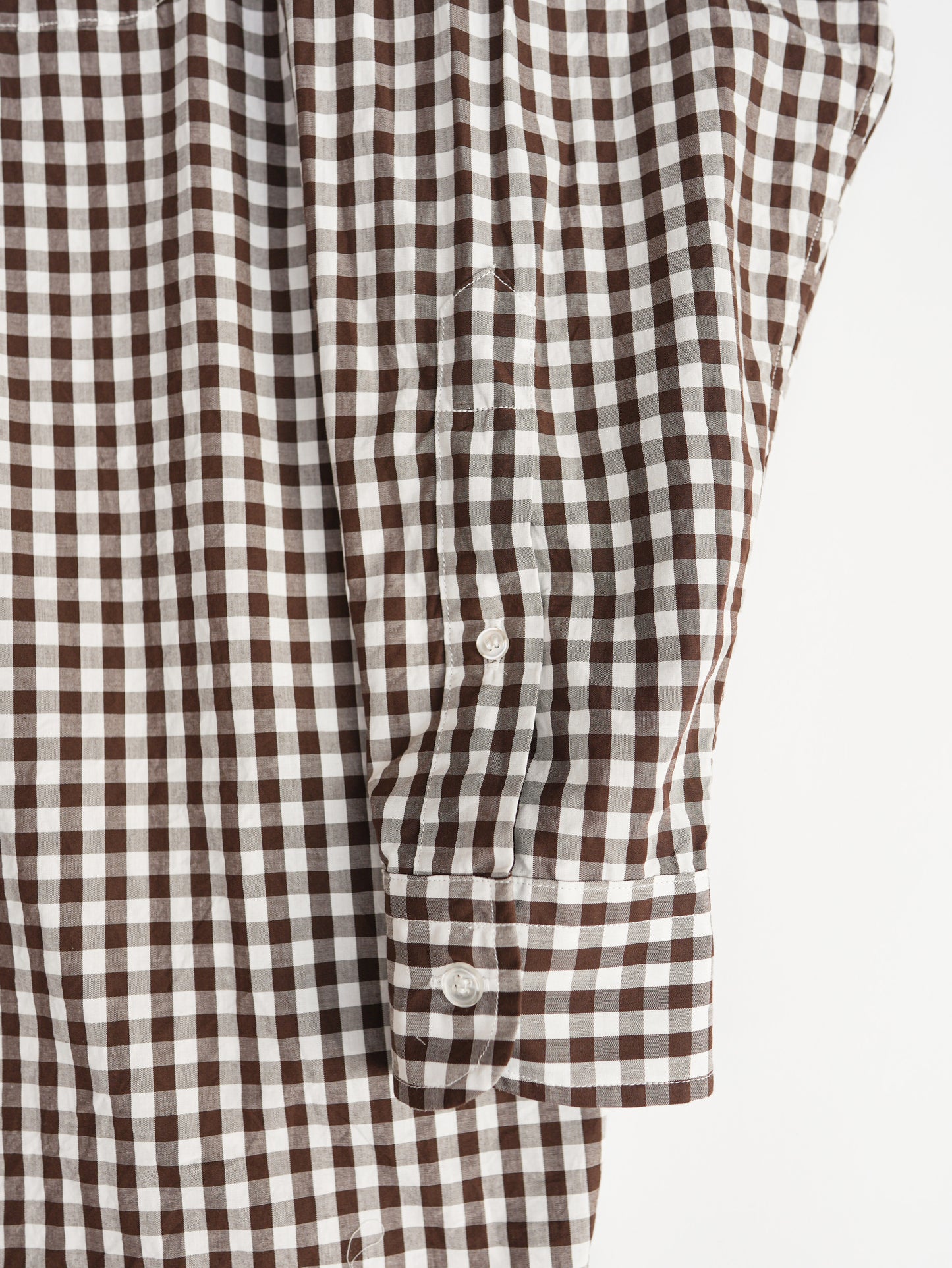 The Big Gingham Check Shirt - Chocolate
