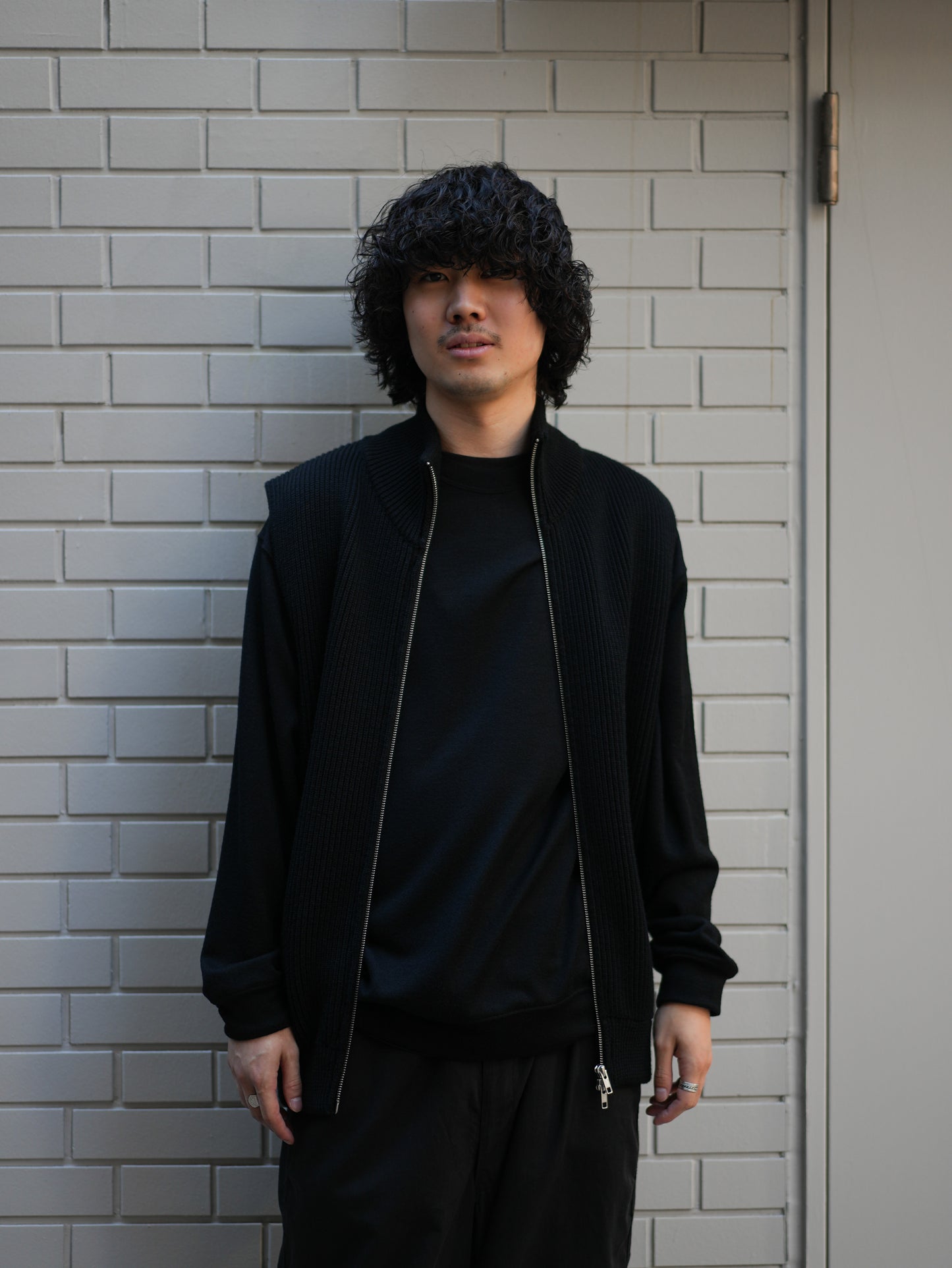 Drivers Knit Vest - BLACK