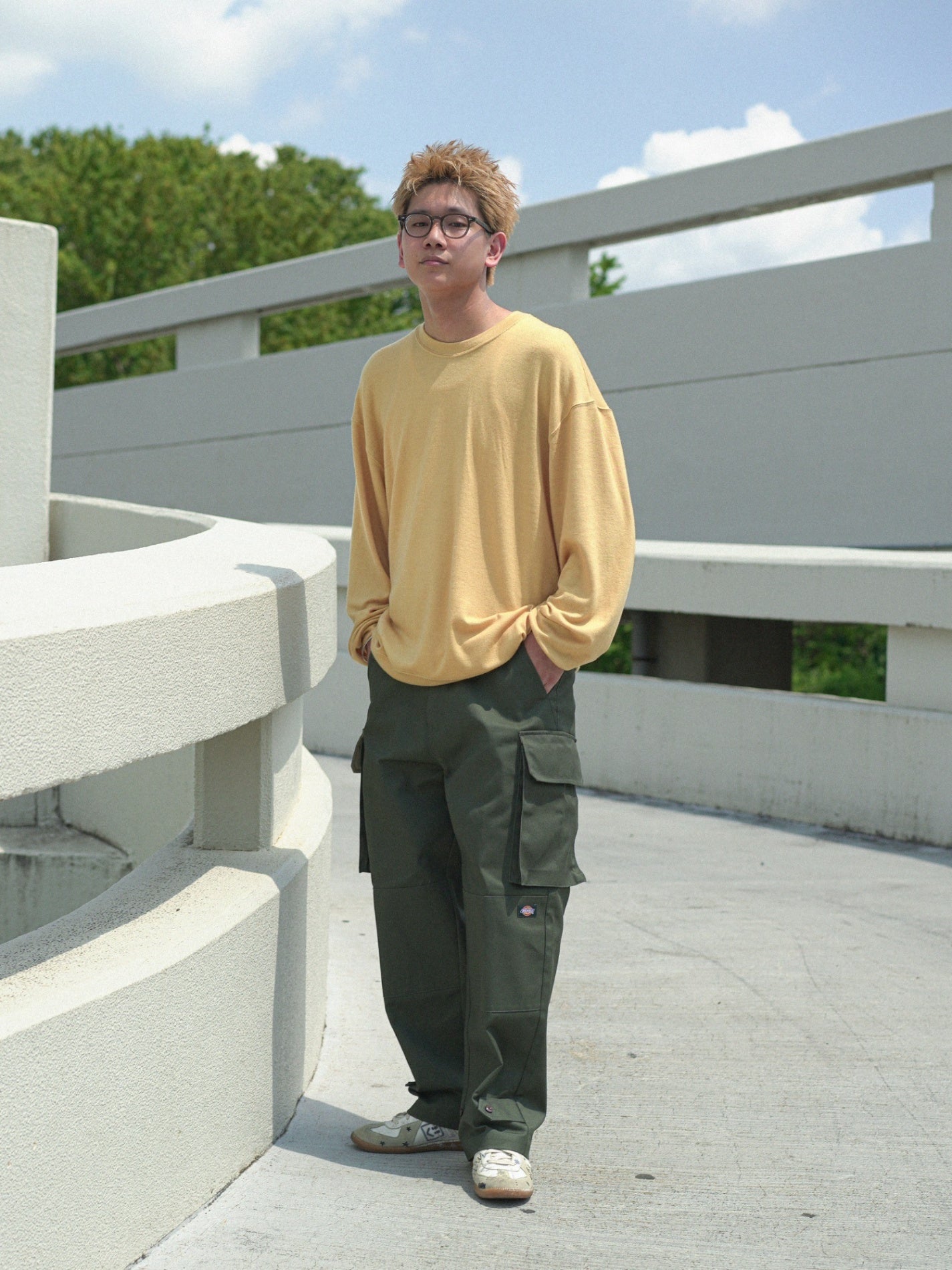 Dickies DAN別注 M47 Work Trousers - OLIVE
