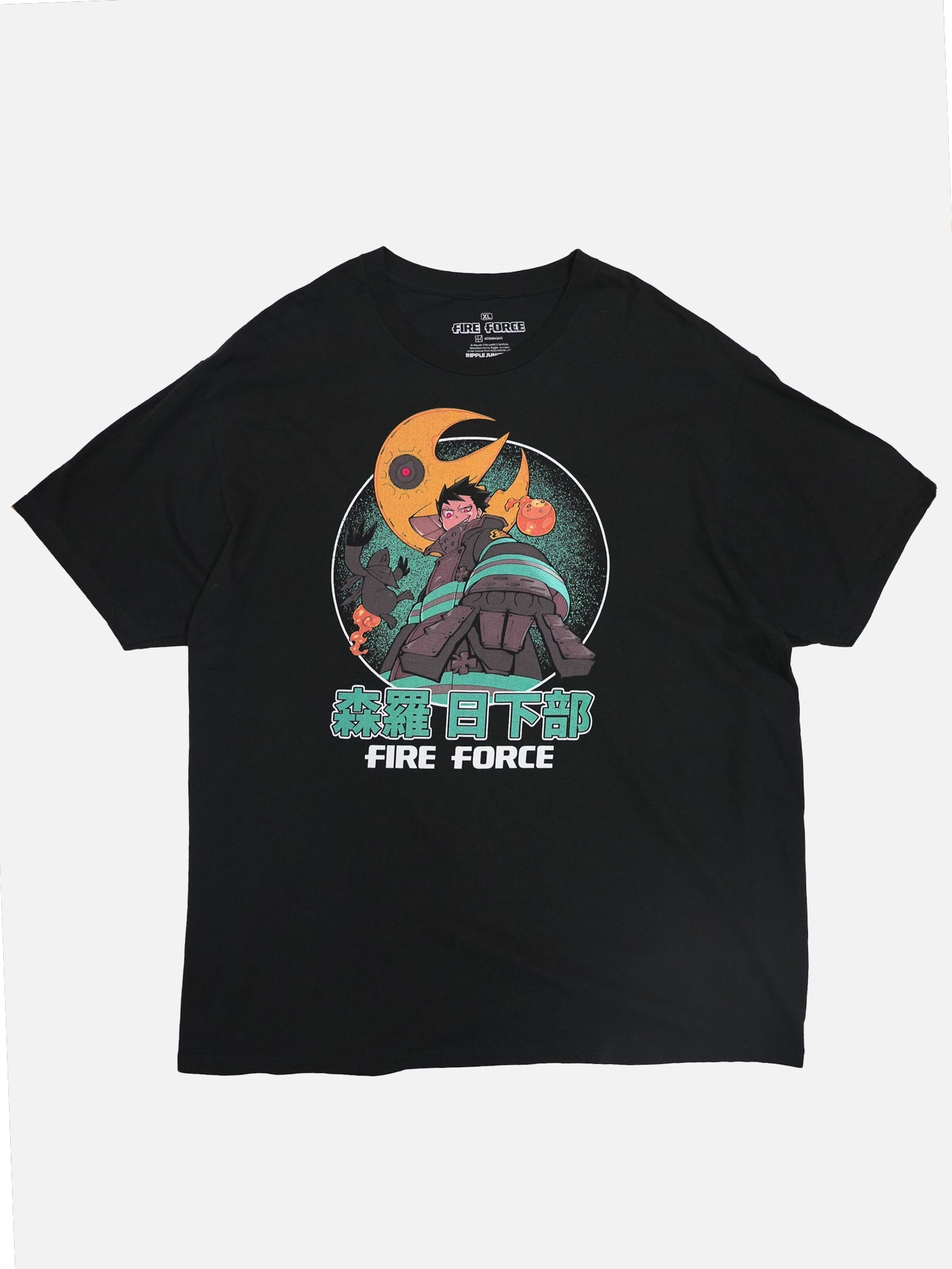 美品 完売品 MFC STORE 炎炎ノ消防隊 コラボTシャツ Sサイズ 森羅日 美品 完売品 MFC STORE 炎炎ノ消防隊 コラボTシャツ Sサイズ 森