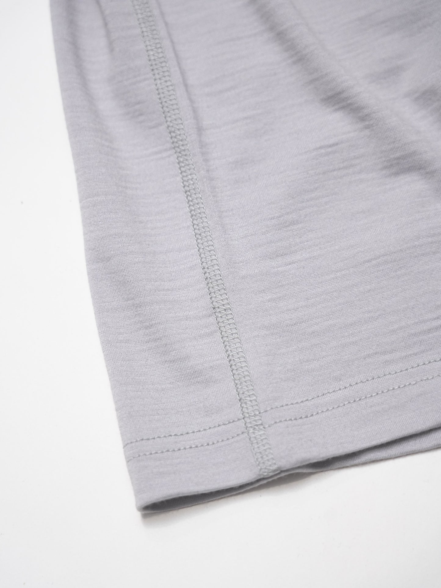 Wool Oversized Tee ‐Light Grey