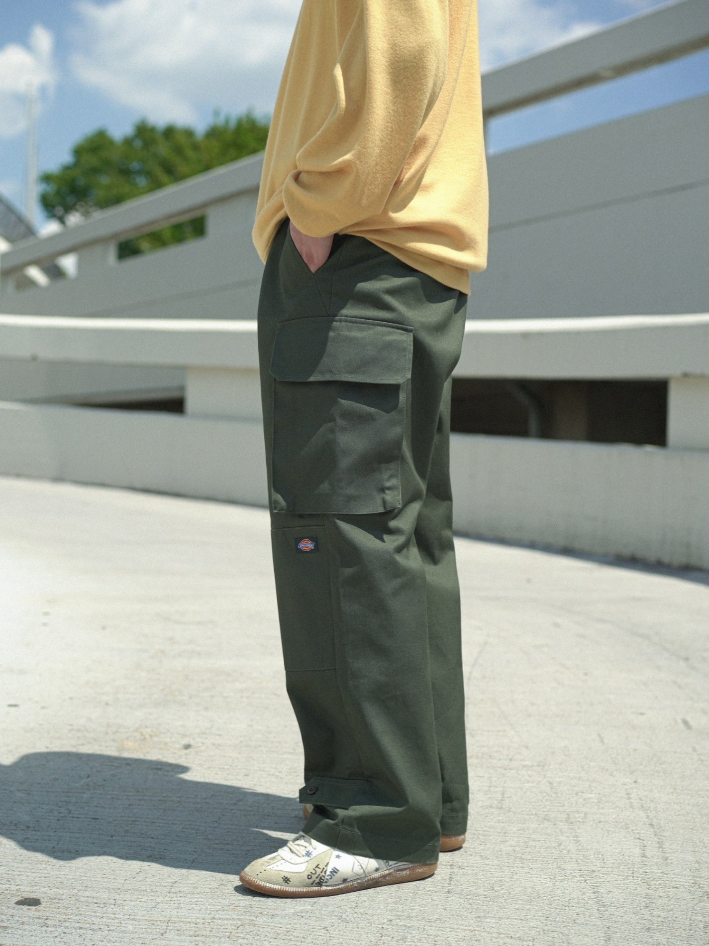 Dickies / DAN別注 M47 Work Trousers - OLIVE