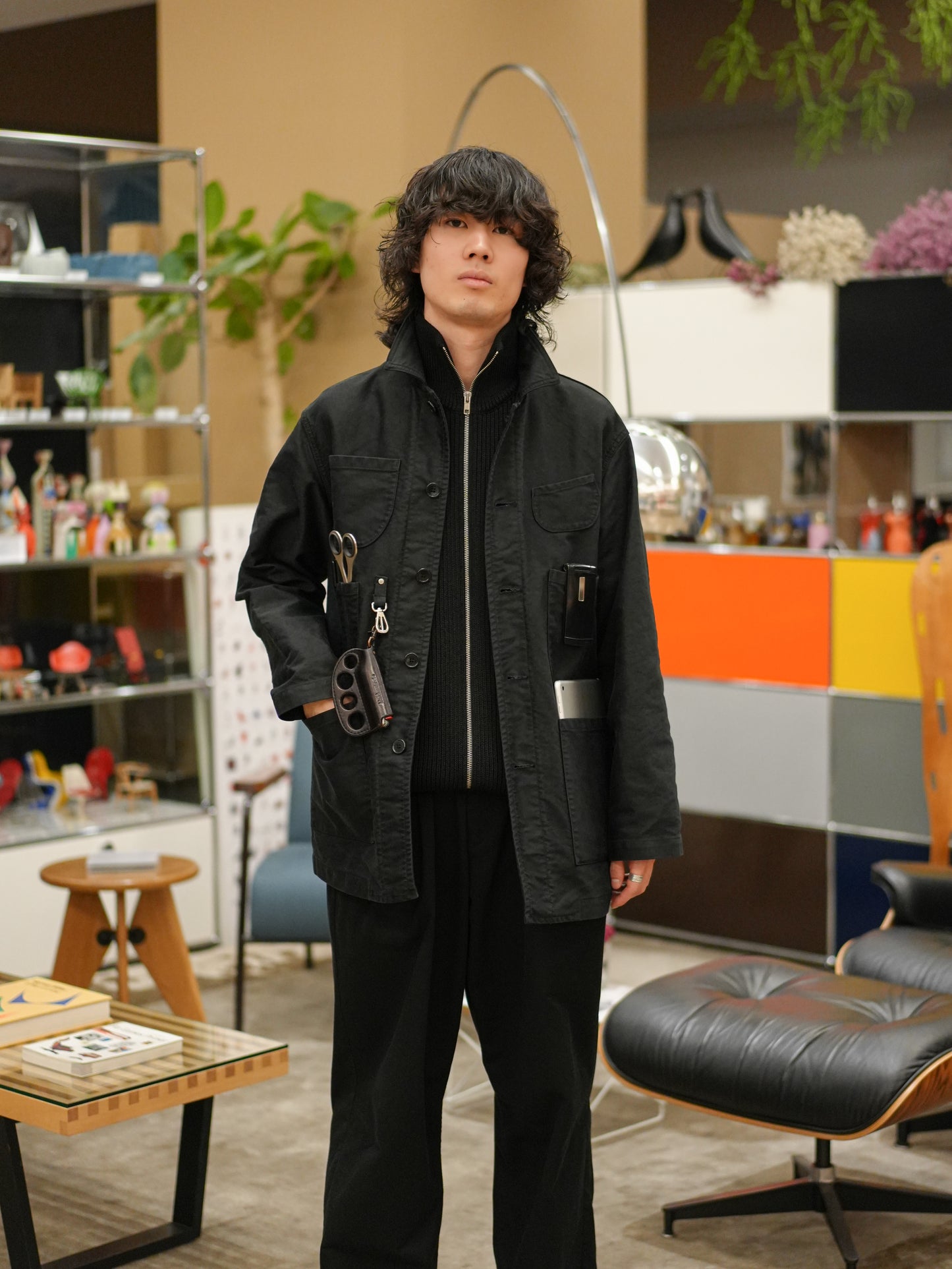 Uten Silo Work Jacket - BLACK