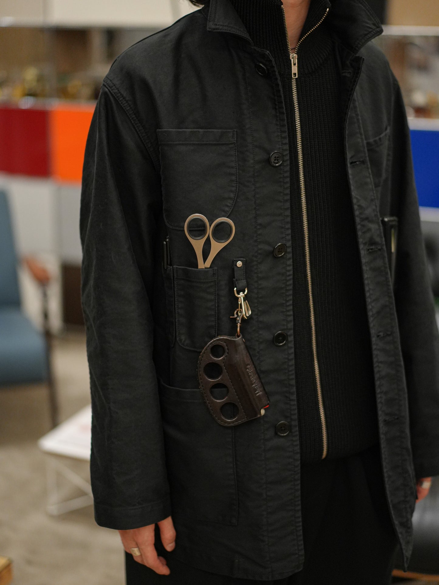 Uten Silo Work Jacket - BLACK