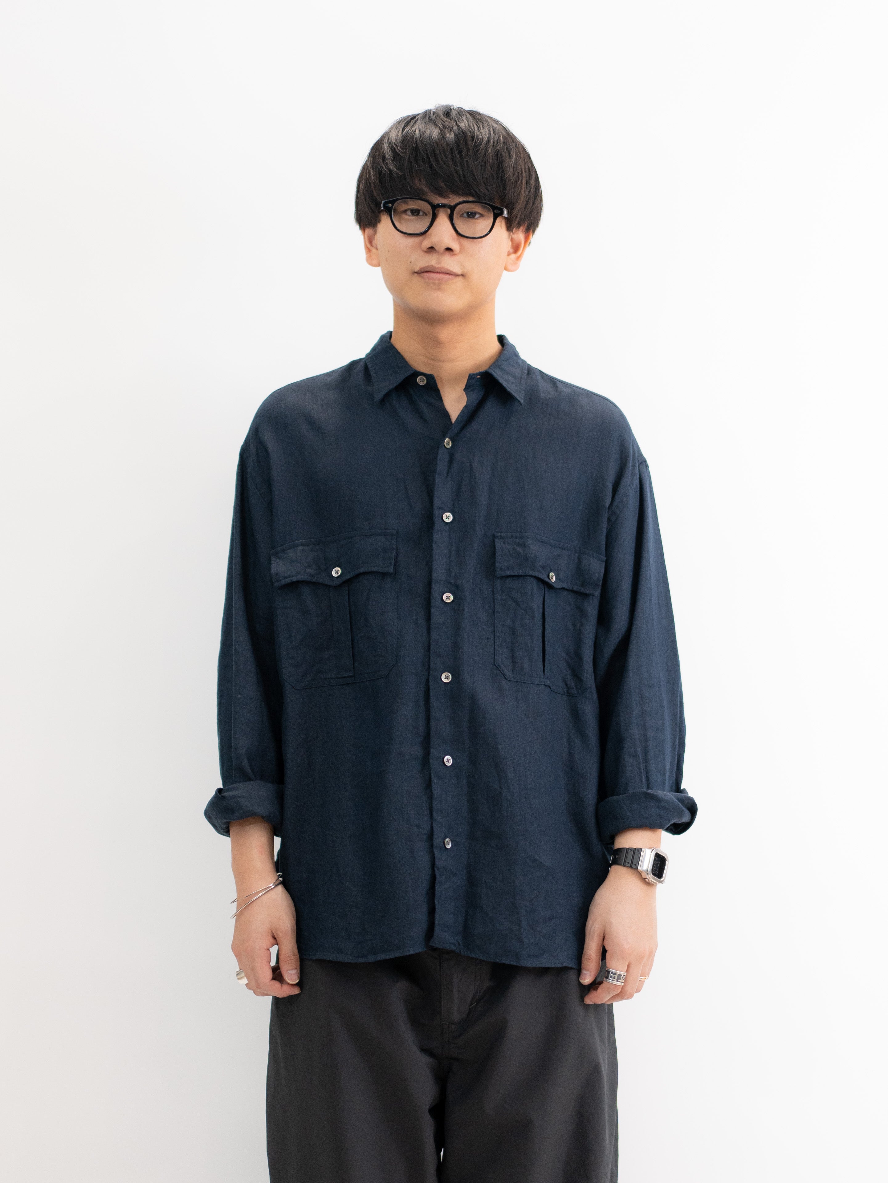 最終値下げ Porter classic ロールアップシャツ リネン XL | gulatilaw.com