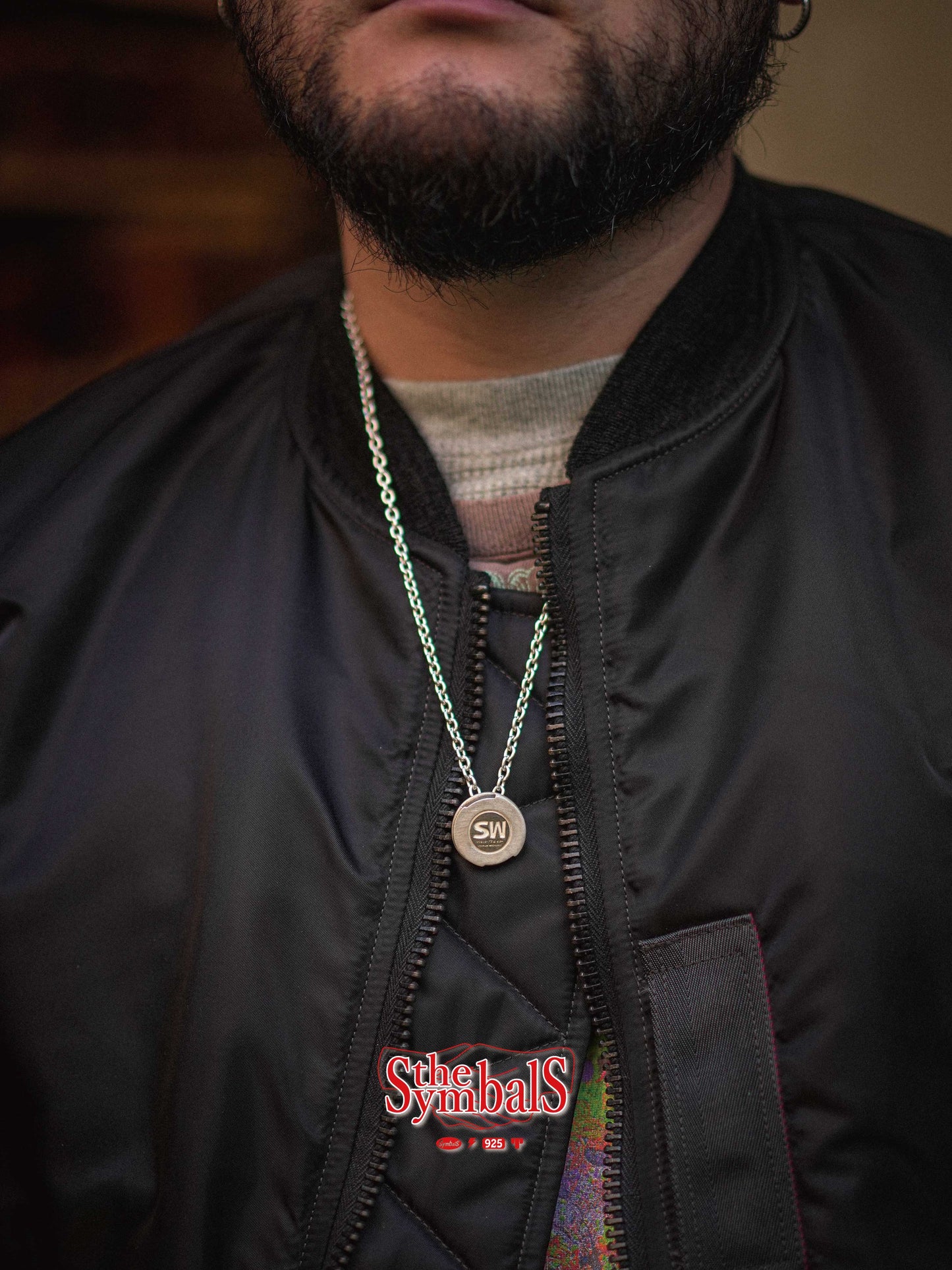 the SymbalS / 
SILVER WEIGHT Necklace!