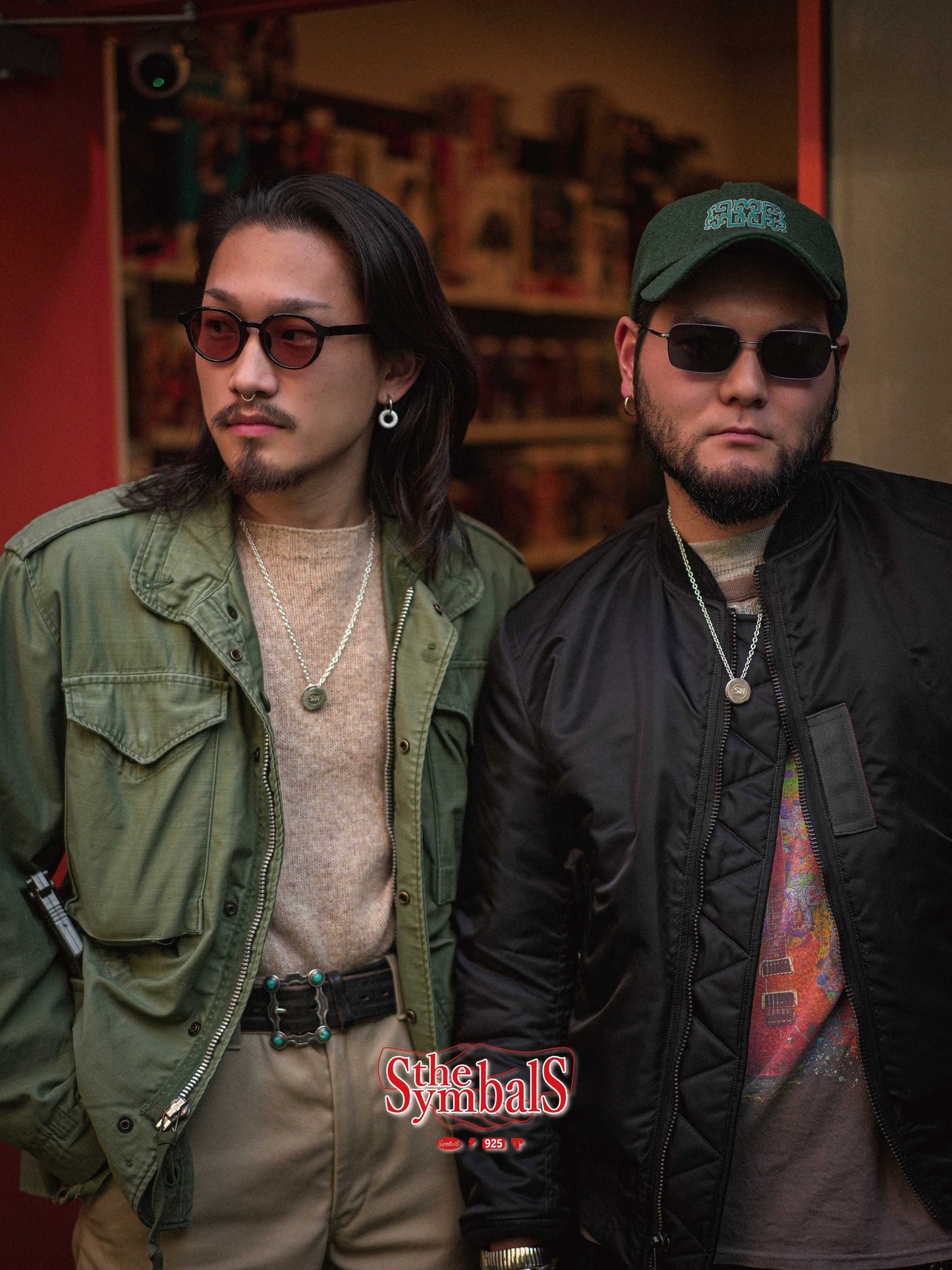 the SymbalS / 
SILVER WEIGHT Necklace!