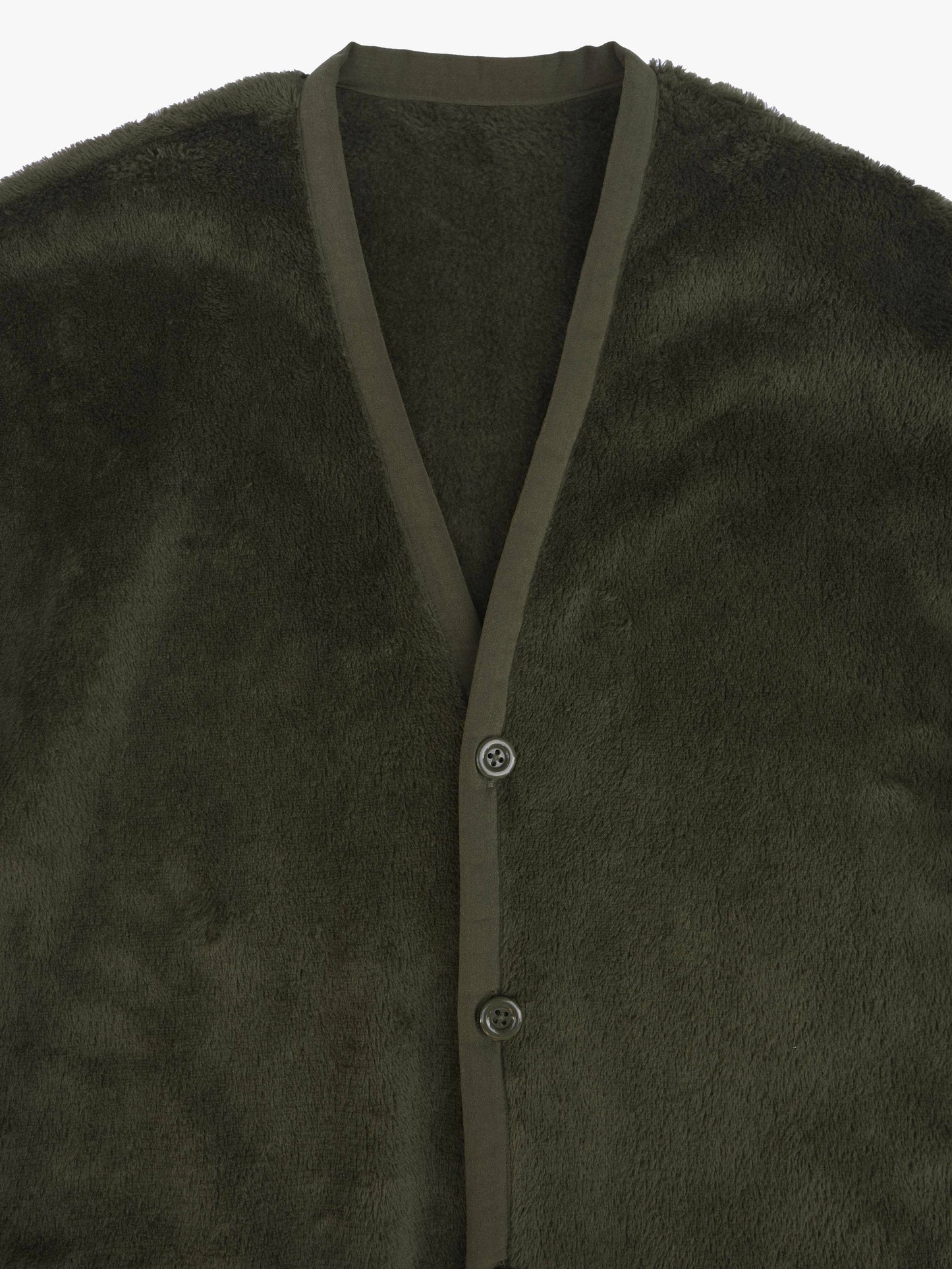 Polartec® Fleece Cardigan - OLIVE