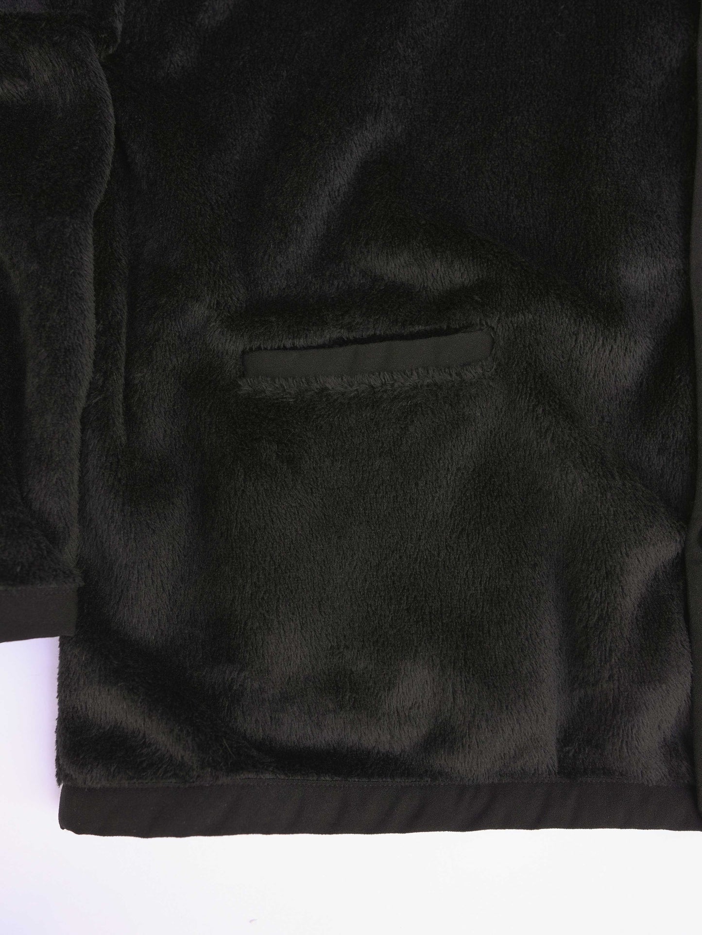 Polartec® Fleece Cardigan - BLACK