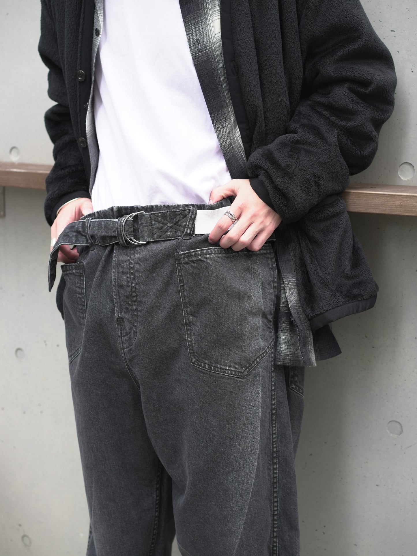 Replica Jeans - Strapped Black
