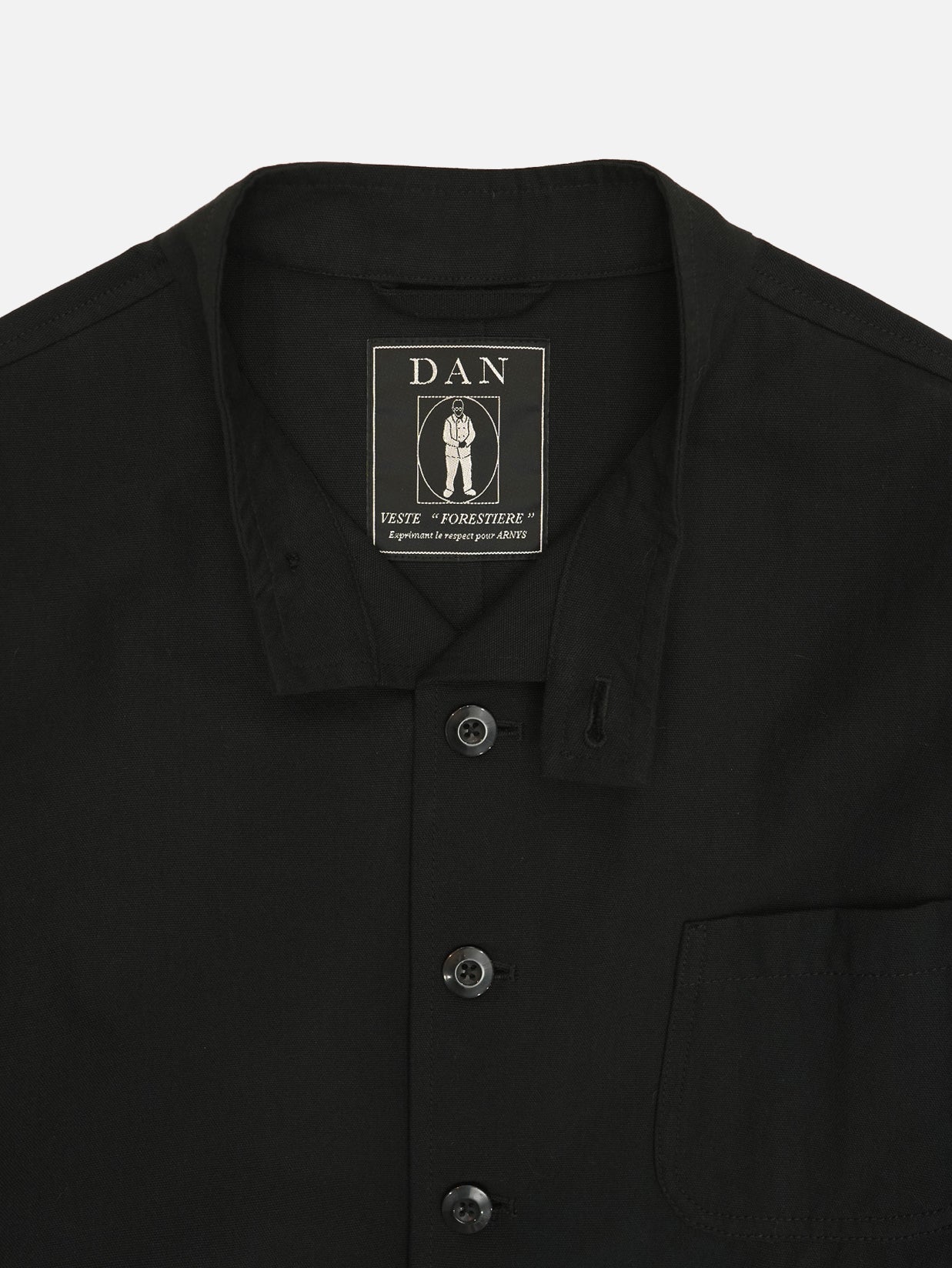 値下不可　DAN Canvas Forestiere Jacket ブラック L Canvas Forestiere Jacket BLACK – DAN