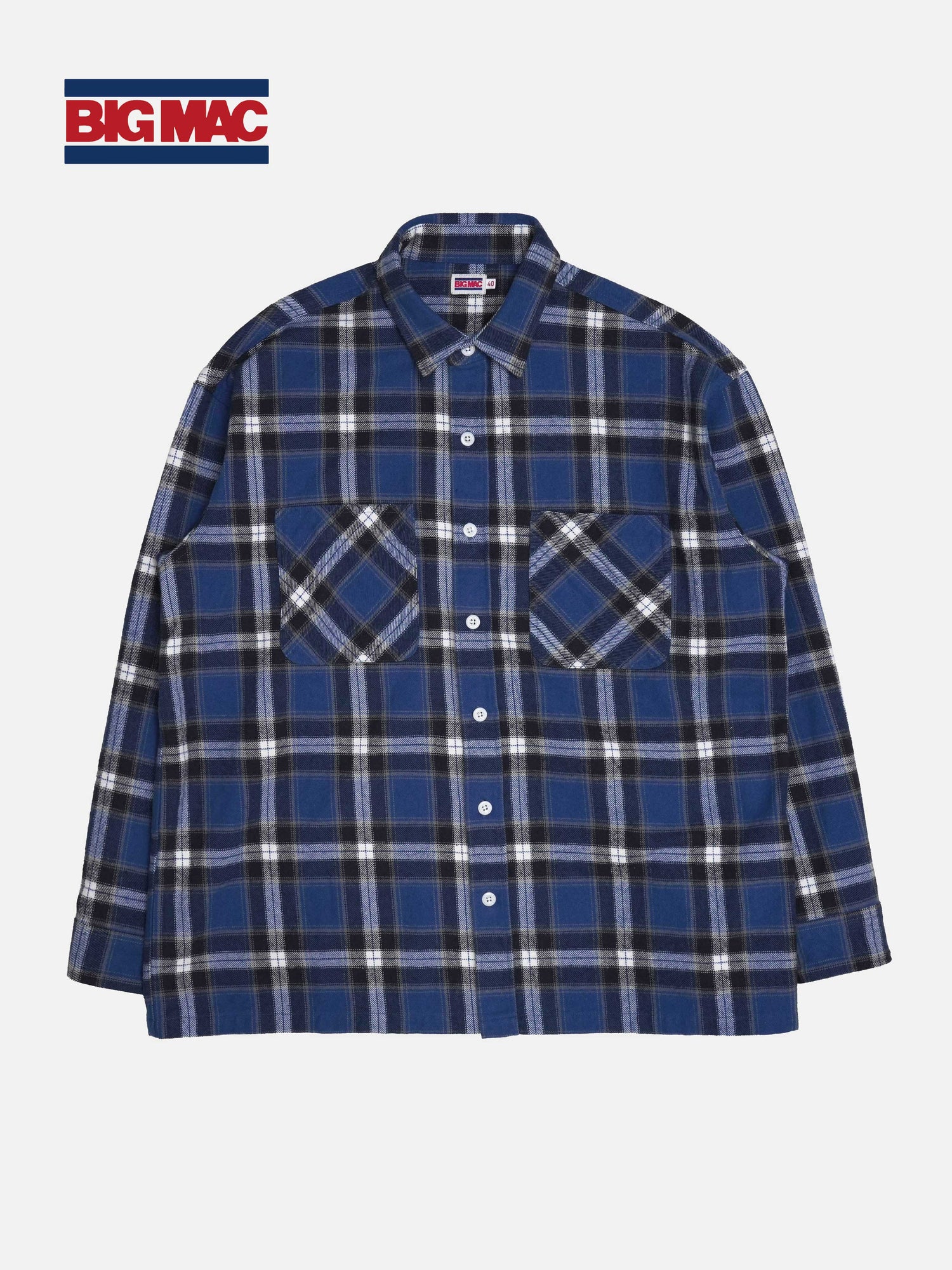BIG MAC / DAN別注 HEAVY FLANNEL SHIRT - BLUE
