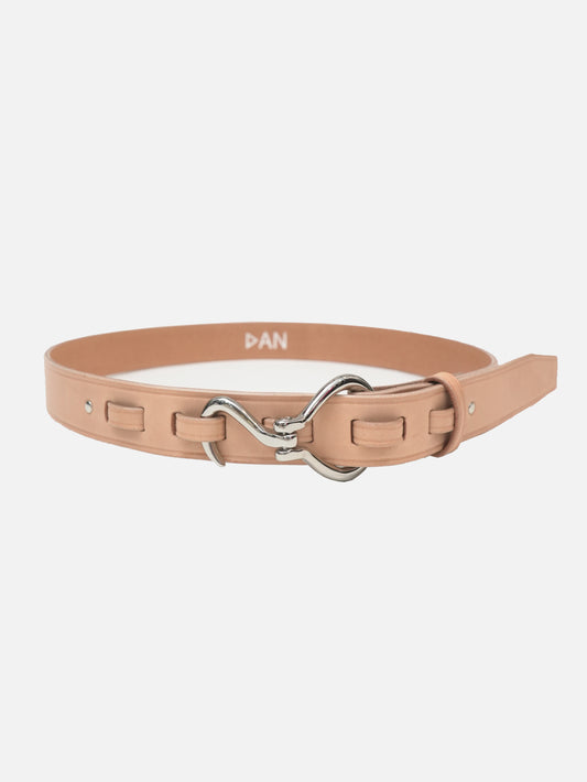 HOOF PICK BUCKLE BELT -BEIGE