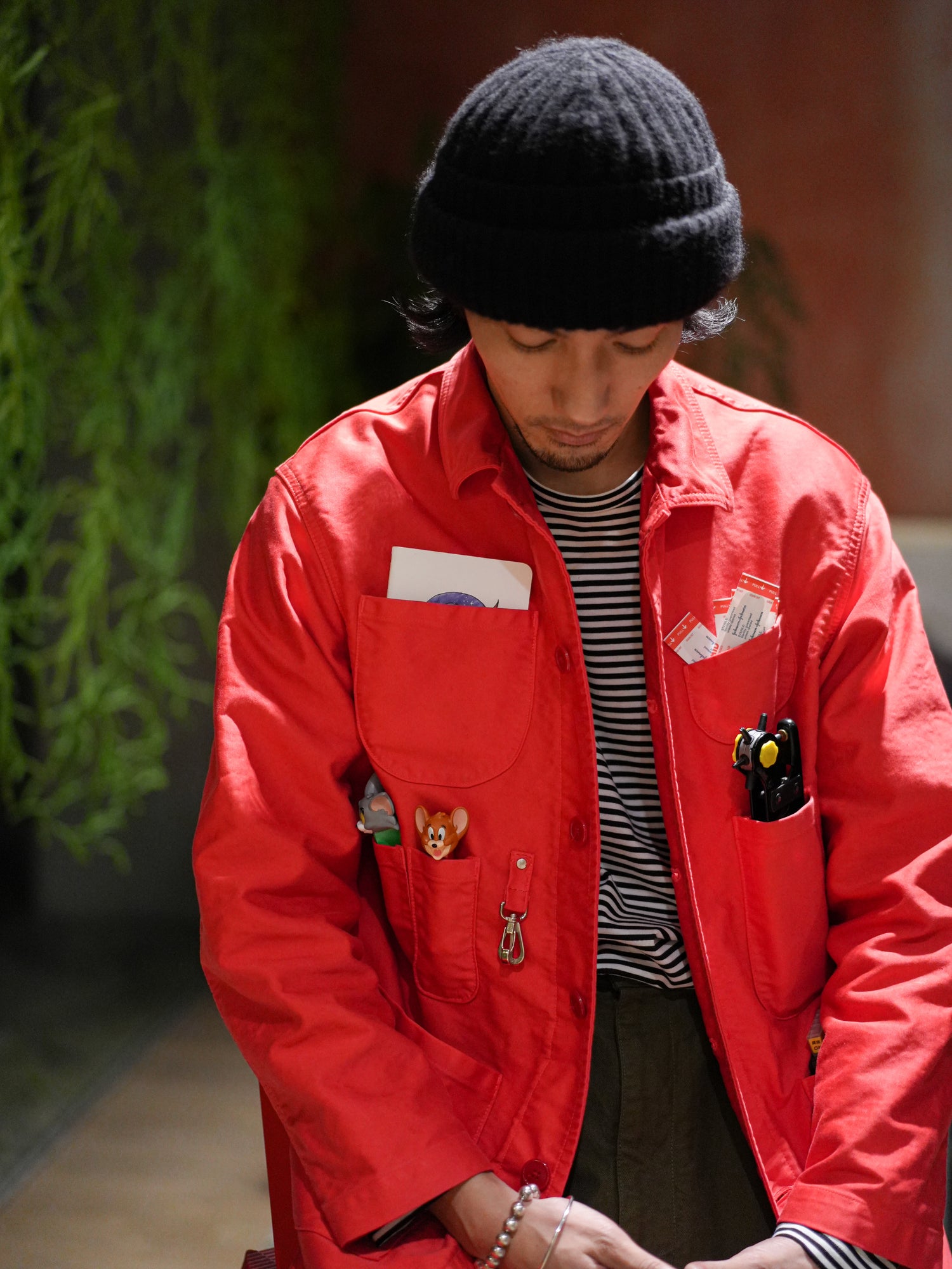 Uten Silo Work Jacket - RED