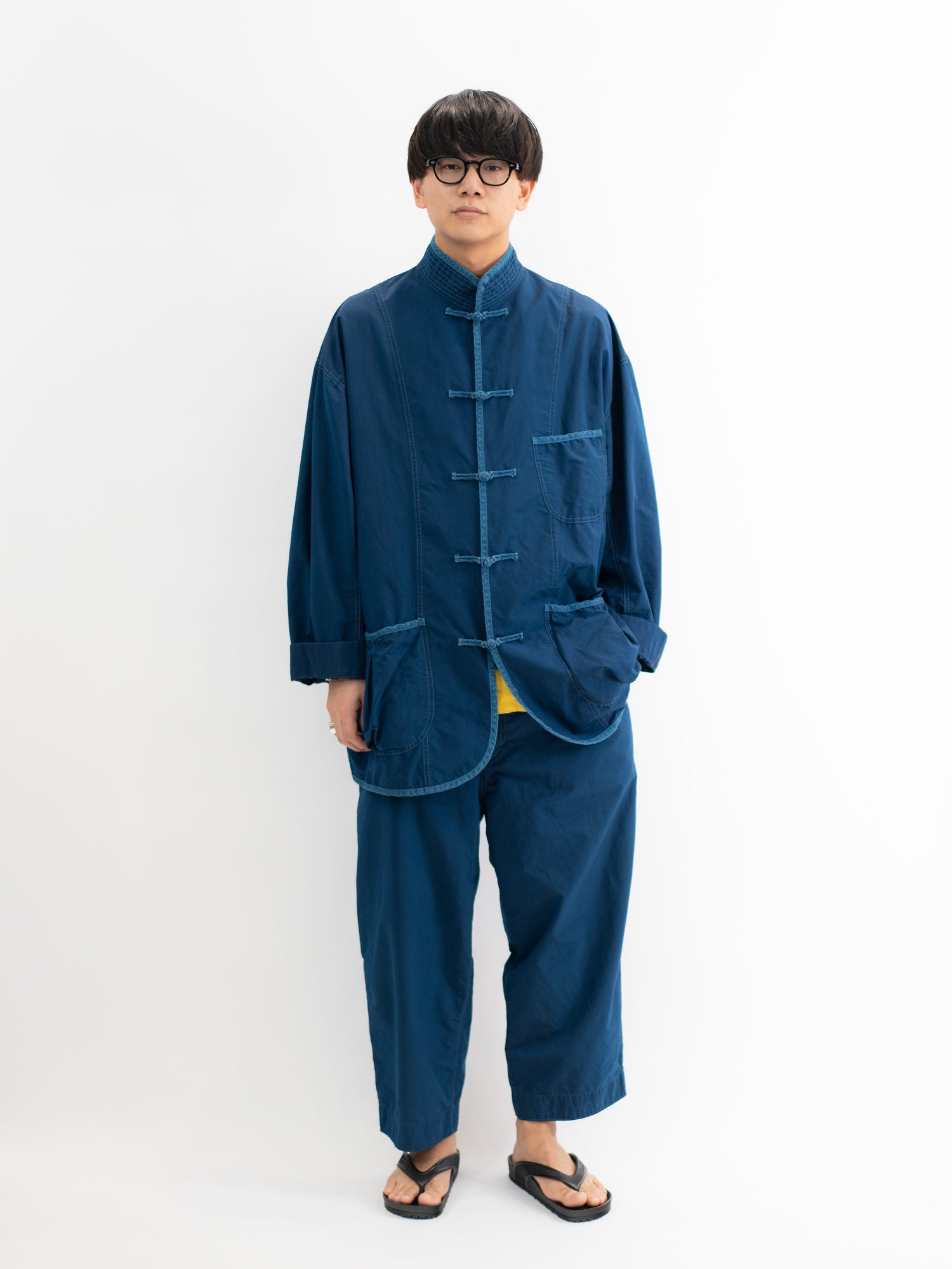 WEATHER WIDE PANTS - NAVY – DAN